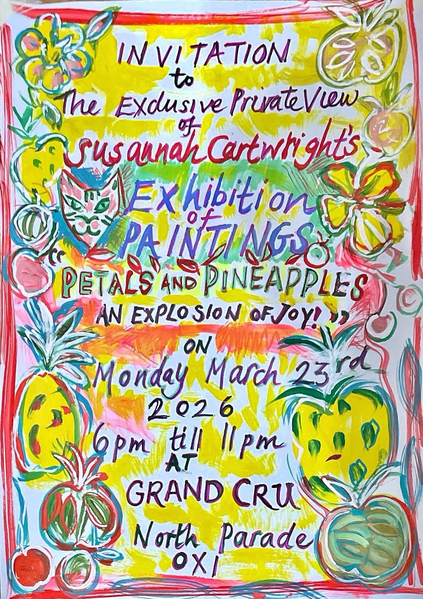 Susannah Cartwright Exhibition